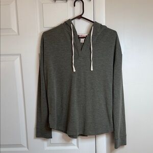 Mossimo Light Green Hooded Sweatshirt